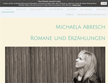 Tablet Screenshot of michaela-abresch.de